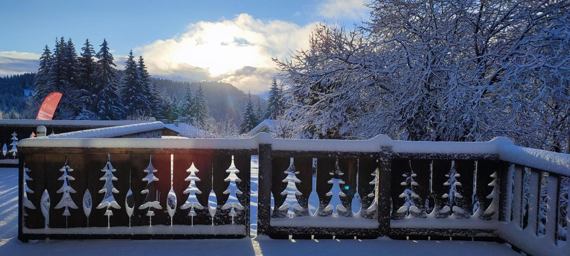 Hotel Le Taconet Le Praz de Lys Esterno foto