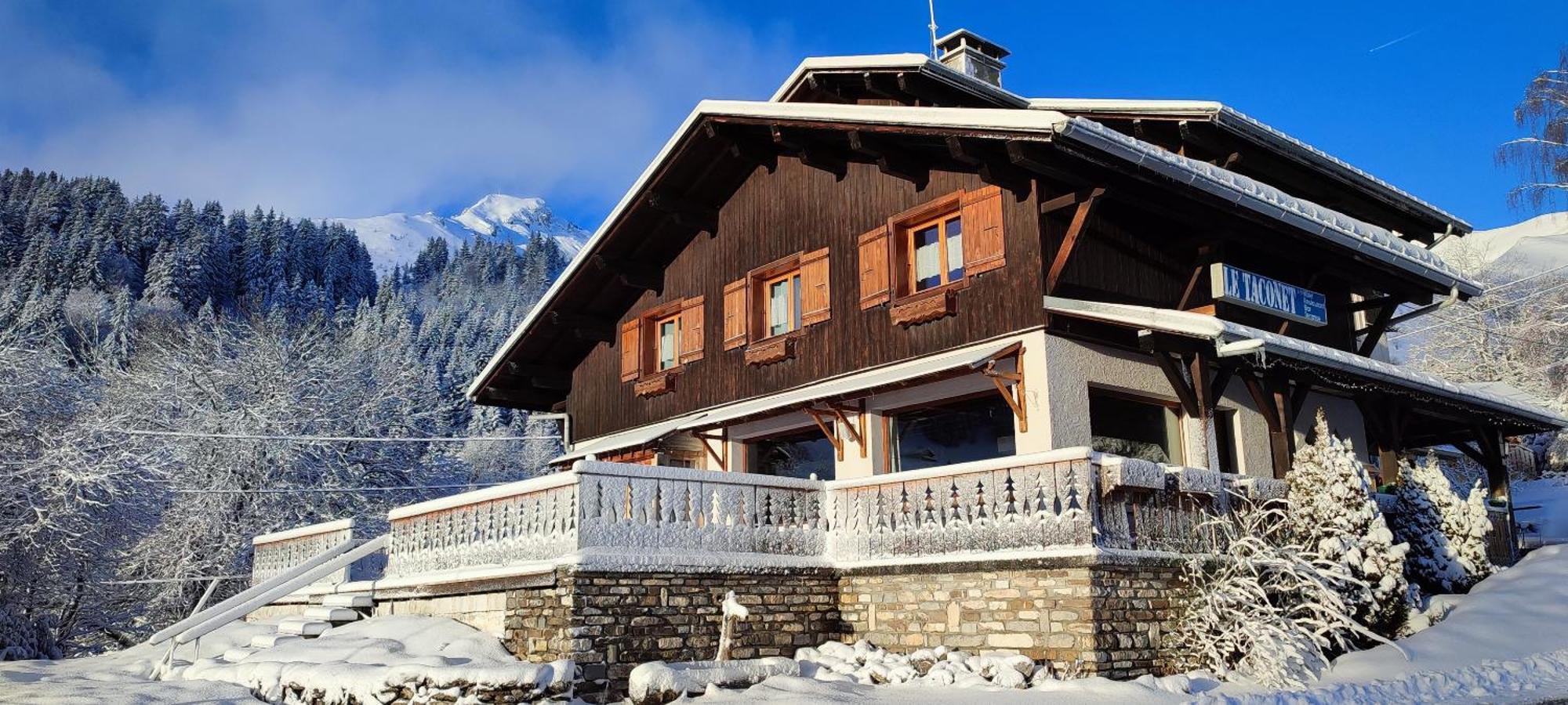 Hotel Le Taconet Le Praz de Lys Esterno foto